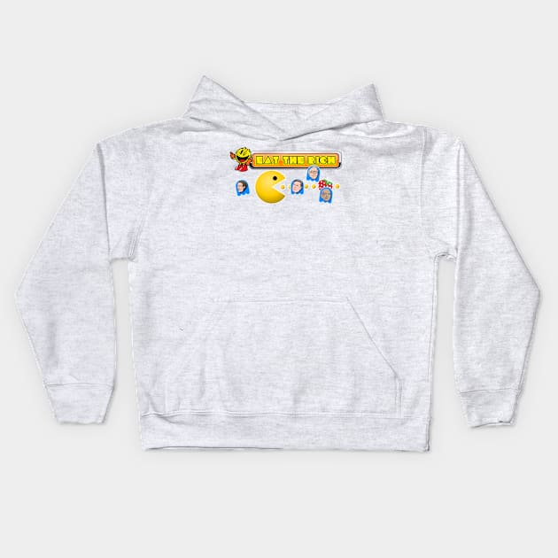 EAT THE RICH Kids Hoodie by David Hurd Designs